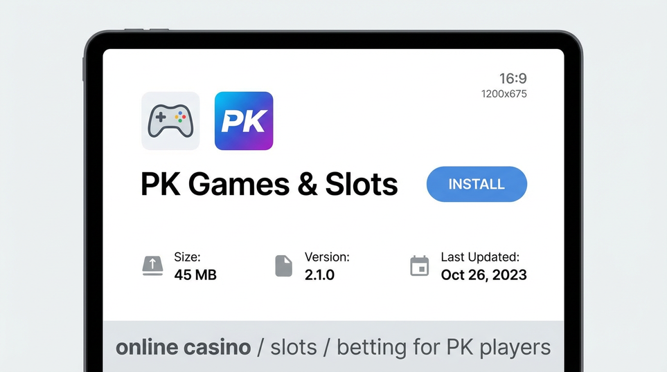 Game list for PKR98 gameapk section