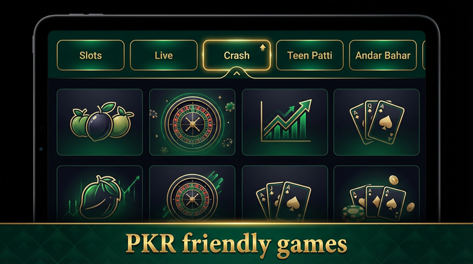 Game list for PKR98 games section